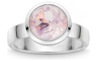 QUINN - Ring - Colors - Silber - Edelstein - Rosa Quarz -...